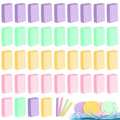 240 Count Compressed Facial Sponges Makeup Removal Round Face Wash Sponges Reusable Face Sponges for Cleansing Exfoliating PVA Spa Facial Pads for Women Esthetician Beauty Remover Supplies, 4 Colors