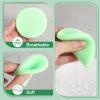 240 Count Compressed Facial Sponges Makeup Removal Round Face Wash Sponges Reusable Face Sponges for Cleansing Exfoliating PVA Spa Facial Pads for Women Esthetician Beauty Remover Supplies, 4 Colors view 3