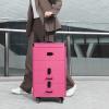 BAIODNB Rolling Case, Professional Makeup Train Case Rolling Makeup Case, Professional Cosmetology Trolley,Makeup Case with Lighted Mirror (Rose) view 3