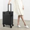 BAIODNB Makeup Rolling Train Case with 4 LED Light Source, Professional Cosmetology Trolley Rolling Makeup Case, 20W Makeup Suitcase Nail Case with Wheels US Standard(3 Shelves) view 2