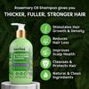Rosemary & Biotin Hair Growth Shampoo for Women & Men, Natural Thickening & Regrowth Formula, Tea Tree Mint Strengthening Shampoo with Castor Oil - For Thinning Hair, Hair Loss, All Hair Types 10.1 Oz view 4