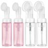 Zerodeko 4pcs Travel Foam Pump Bottles Empty Dispenser for Foaming Face Wash Shampoo and Toiletries Lightweight and Portable Pet Containers for Travel view 1