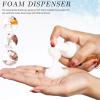 Zerodeko 4pcs Travel Foam Pump Bottles Empty Dispenser for Foaming Face Wash Shampoo and Toiletries Lightweight and Portable Pet Containers for Travel view 4
