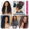 10 Inch Goddess Locs Crochet Hair 8 Packs Faux Locs Crochet Hair for Black Women 1B/350 Pre Looped River Locs Hair with Curly Ends view 2