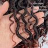 10 Inch Goddess Locs Crochet Hair 8 Packs Faux Locs Crochet Hair for Black Women 1B/350 Pre Looped River Locs Hair with Curly Ends view 3