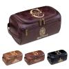 HDSD Custom PU Leather Toiletry Bag for Men Women Personalized Travel Hanging Toiletry Bag Travel Organizer Cosmetic Bag Groomsmen Gifts view 1