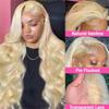 613 Hd Lace Frontal Wig 13X6 Blonde Body Wave Human Hair Wigs For Women Glueless view 4