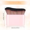 DIVINA VITAE Self Tan Brush Soft Body Makeup Brush Portable Self Tanning Brush Self Tanner Face Brush For Body & Leg Makeup (Pink) view 2