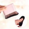 DIVINA VITAE Self Tan Brush Soft Body Makeup Brush Portable Self Tanning Brush Self Tanner Face Brush For Body & Leg Makeup (Pink) view 3