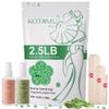 KOTAMU Waxing Beads for Women & Men, 2.5lb Hard Wax Beads for Hair Removal, Aloe Vera Wax Beans Bulk with 30 Wax Sticks Suitable for Sensitive Skin,Arm,Leg,Thick,Stubborn Hair,Home & Salon Waxing view 1
