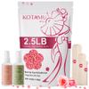 KOTAMU Pink Wax Beans for Hair Removal, 2.5lb, Hard Wax for Face, Eyebrow, Bikini, Brazilian, Leg, Body, Sensitive Skin, Ideal for Women Home Salon Waxing view 1
