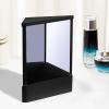 Talent Star Non-Reversing True Vanity Makeup Mirror - Tabletop Real Reflections Beauty Mirror for Your Face - Black view 2