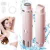 Electric Razor for Women, 2 in 1 Wet & Dry Waterproof Electric Shaver with Removable Heads,Beautibloom Razor,Electric Razors for Women Pubic Hair,Bikini Trimmer (Style B,Pink) view 1