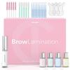 Brow Lamination Kit & Rapid Low Fume Eyelash Extension Glue | DIY Eyebrow Lamination with Keratin Conditioning | 8 Week Retention Lash Extension Glue | 1 Second Drying | Black Color | Latex Free view 2