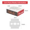 60 Pcs Callus Shaver Blades Set - Corn Plane Replacement Blades Hard Dry Skin Remover for Foot Care & Pedicure Tools view 2