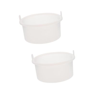 Didiseaon 2pcs Silicone Wax Melting Bowl - Non-stick Waxing Tool Inner Pot for Hair Removal Home Salon Use Safe Practical Design Waxing Bowl