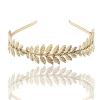 1pc Gold Toyvian Bridal Hair Crown Roman Goddess Leaf Branch Dainty Head Dress Boho Hats and Caps view 1