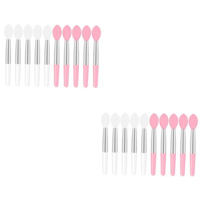 Didiseaon 20pcs Portable Mini Lip Brushes Lipstick Applicator Makeup Accessory for Easy Application Design for Travel and Daily Use