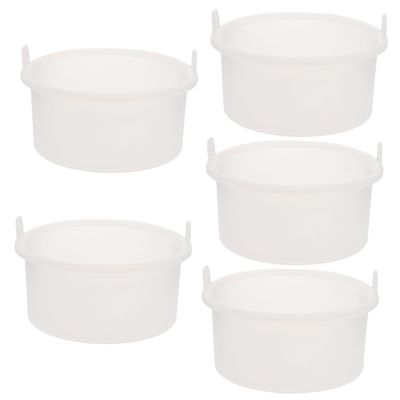 Didiseaon 5pcs Silicone Wax Melting Bowl for Hair Removal - Wax Heater Inner Accessory Melting Container for and Scented Use