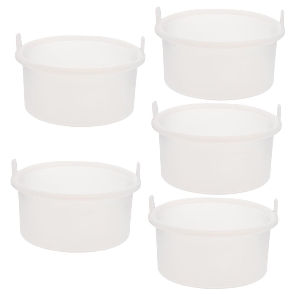 Didiseaon 5pcs Silicone Wax Melting Bowl for Hair Removal - Wax Heater Inner Accessory Melting Container for and Scented Use