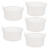 Didiseaon 5pcs Silicone Wax Melting Bowl for Hair Removal - Wax Heater Inner Accessory Melting Container for and Scented Use view 1