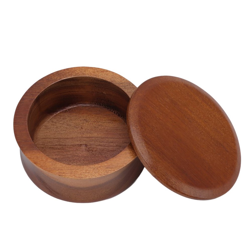 flexman Wooden Shaving Bowl, Non Adhering Shaving Brush Bowl, Portable Shave Cream Mug Soap Cup for Families, Barbershops, Men Wooden