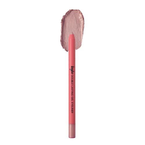 keybo Double Lasting Gel Eyeliner Pencil Waterproof Eyeliner, Long Lasting Gel Formula, Smooth Glide Brown & Black Eye Pencil for Women, Smudge-Proof Creamy Eye Makeup (09. Mauve Today)