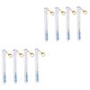 MAGICLULU 8pcs Creative Hanging Eyelash Tube Eyebrow Brush Wands Stylish Makeup Tools for Beginners Professionals Mascara Brush Keychain Rhinestone view 1