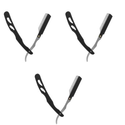 Beaupretty 3pcs Manual Beard Shaver Ergonomic Design for Comfortable and Convenient Shaving for Home Use and Travel