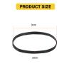 Eboot 500 Pcs 3 mm Black Elastic Hair Bands Mini Rubber Bands Small Hair Ties Ponytail Elastics Holders for Braids Hair view 2