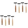 Beaupretty 8pcs Men Razor Bamboo Handle Eco-friendly Steel Blade Professional Hair Clipper Mustache Trimmer Smooth Shave view 1