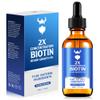 Beard Growth Oil - 2X Concentration Biotin Beard Oil for Men (2 oz) - Natural Mens Beard Oil with Argan Oil, Jojoba Oil and Vitamin, Beard Growth Softener, Moisturizer (Sandalwood) view 1