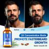 Beard Growth Oil - 2X Concentration Biotin Beard Oil for Men (2 oz) - Natural Mens Beard Oil with Argan Oil, Jojoba Oil and Vitamin, Beard Growth Softener, Moisturizer (Sandalwood) view 2