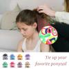 100pcs Hair Bobbles For Women Girl Hair Scrunchies Ponytail Holder Elastic Hairbands Christmas Gift Hair Bands For Kids view 2