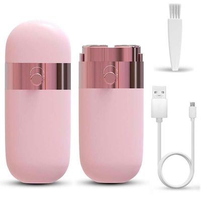 Mini Electric Shaver Portable Bikini Hair Removal for Women Facial Hair Remover for Ladies Type-C Fast Charging for Travel Office Home Car and Gift Giving