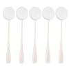 5pcs Long Handled Powder Puff, Good Water Absorption Setting Powder Puff Makeup Sponge Puff Stick Makeup Tools for Home Use(White) view 1