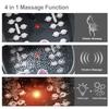 Foot Spa Bath Massager with Heat Bubbles and Vibration Massage and Jets, 16 OZ Calming Lavender Foot Soak Epsom Salt, MoodRelish Foot Soaker with Red Light, 22 Massage Rollers, Adjustable Temp - Black view 3