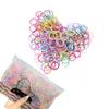 1500 PCS Color Elastic Hair Bands,Toddler Hair Ties Small Rubber Bands For Hair Multi Color Hair Holder Hair Tie Elastic Rubber Bands For Baby Girls Little Girls Kids Women No Damage Reusable view 1