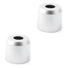 Beaupretty 2pcs Shaving Stand Holder Base for Safety Compact Design for Easy Drying and Storage Silver Finish for Men's Grooming Accessories view 1