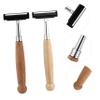 Beaupretty 12pcs Bamboo Handle Razor Stainless Steel Safety Shaving Blades Beard and Mustache Trimmer for Men view 4