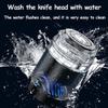 Mini Electric Shaver Portable Electric Shaves for Men Women (Black L) (Black L) view 3
