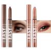 Jolilab Eyeshadow Stick Set, 2 Colors Matte Professional Bright-Colored Contouring and Highlight Eyeshadow Stick, Cream Waterproof Long Lasting High Pigmented Eye Shadow. (2, 06+12 2pcs) view 1