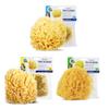 Baby Buddy All in One Bundle Natural Wool, Yellow, and Grass Sea Sponge, New Born Bath Time Essential view 1