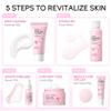 Sakura Skincare Kit for Teenage Girls Women, 5Pcs Skin Care Travel Present Set with Cleanser, Toner, Serum, Eye Cream, Face Cream view 2