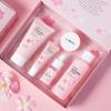 Sakura Skincare Kit for Teenage Girls Women, 5Pcs Skin Care Travel Present Set with Cleanser, Toner, Serum, Eye Cream, Face Cream view 3
