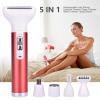 LGUANHJ Women's Electric Razor - Versatile Trimmer for Face, Eyebrows, and Body - Travel-Friendly Shaving Razor and Epilator - 5-in-1 Razor view 2