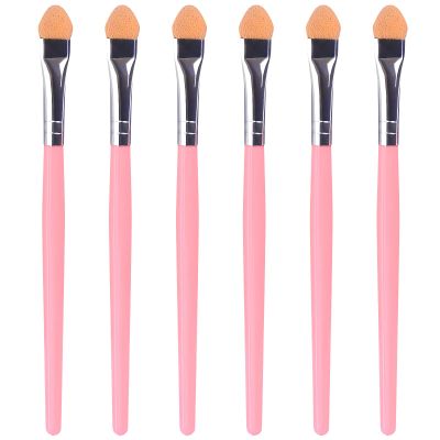 6-Piece Eyeshadow Sponge Applicator Set - Versatile Makeup Tool for Easy Eye Makeup Application, Pink