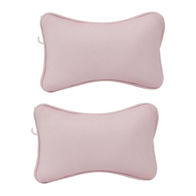 FRCOLOR 2pcs Bath Tub Pillow for Head and Neck Portable Suction Cup Bath Pillow Full Body Support for Soaking Tub