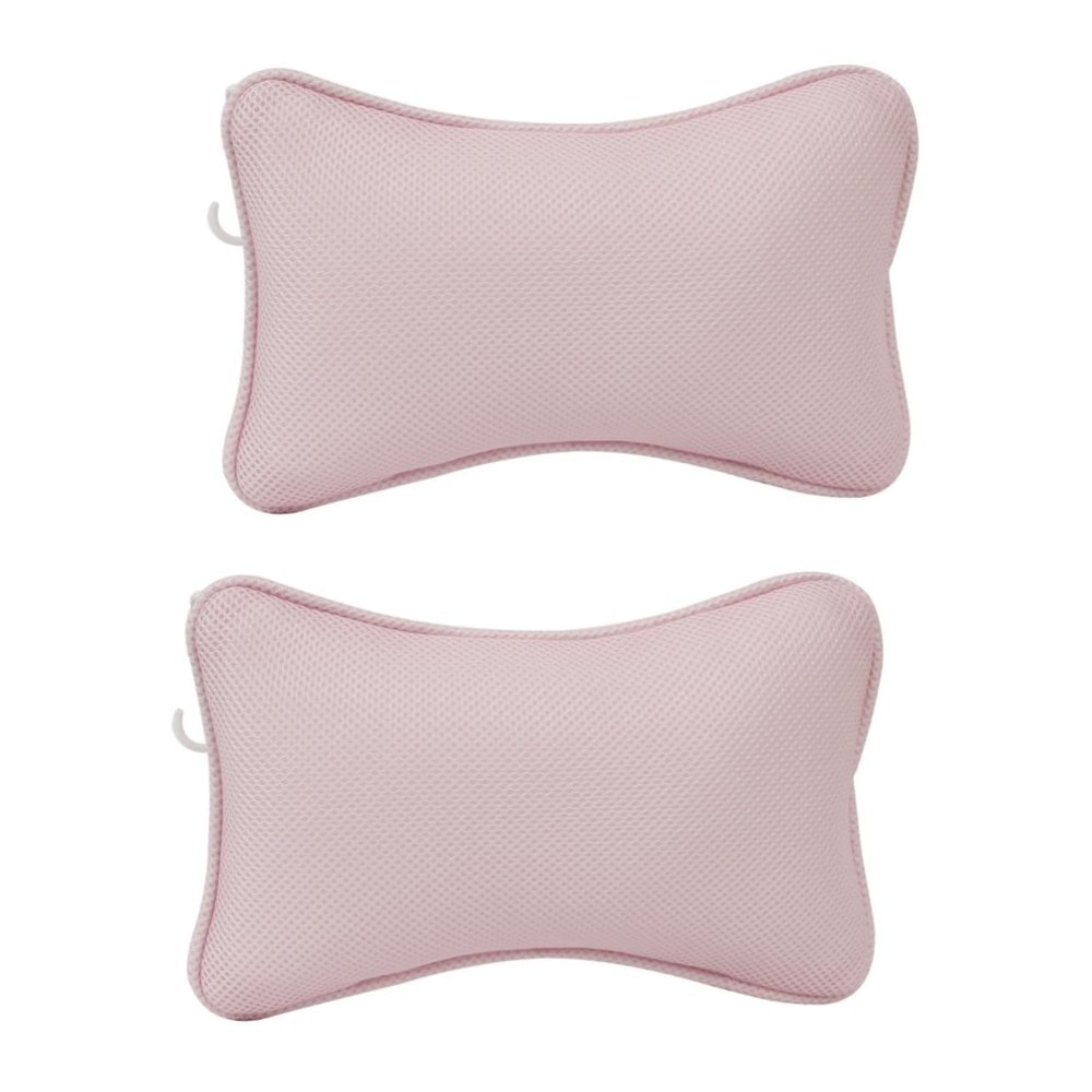 FRCOLOR 2pcs Bath Tub Pillow for Head and Neck Portable Suction Cup Bath Pillow Full Body Support for Soaking Tub
