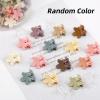 100Pcs Colorful Mini Flower Hair Clips, TEBIEKOY Small Hair Clips Mini Claw Clips Cute Jaw Clips Hair Pins Hair Barrettes Hair Accessories for Women Teens view 3
